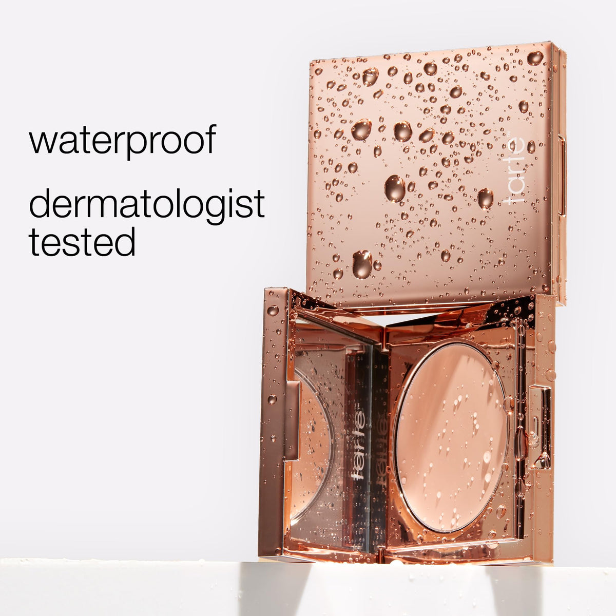 tarte product in a makeup routine brightening under-eye area for refreshed look