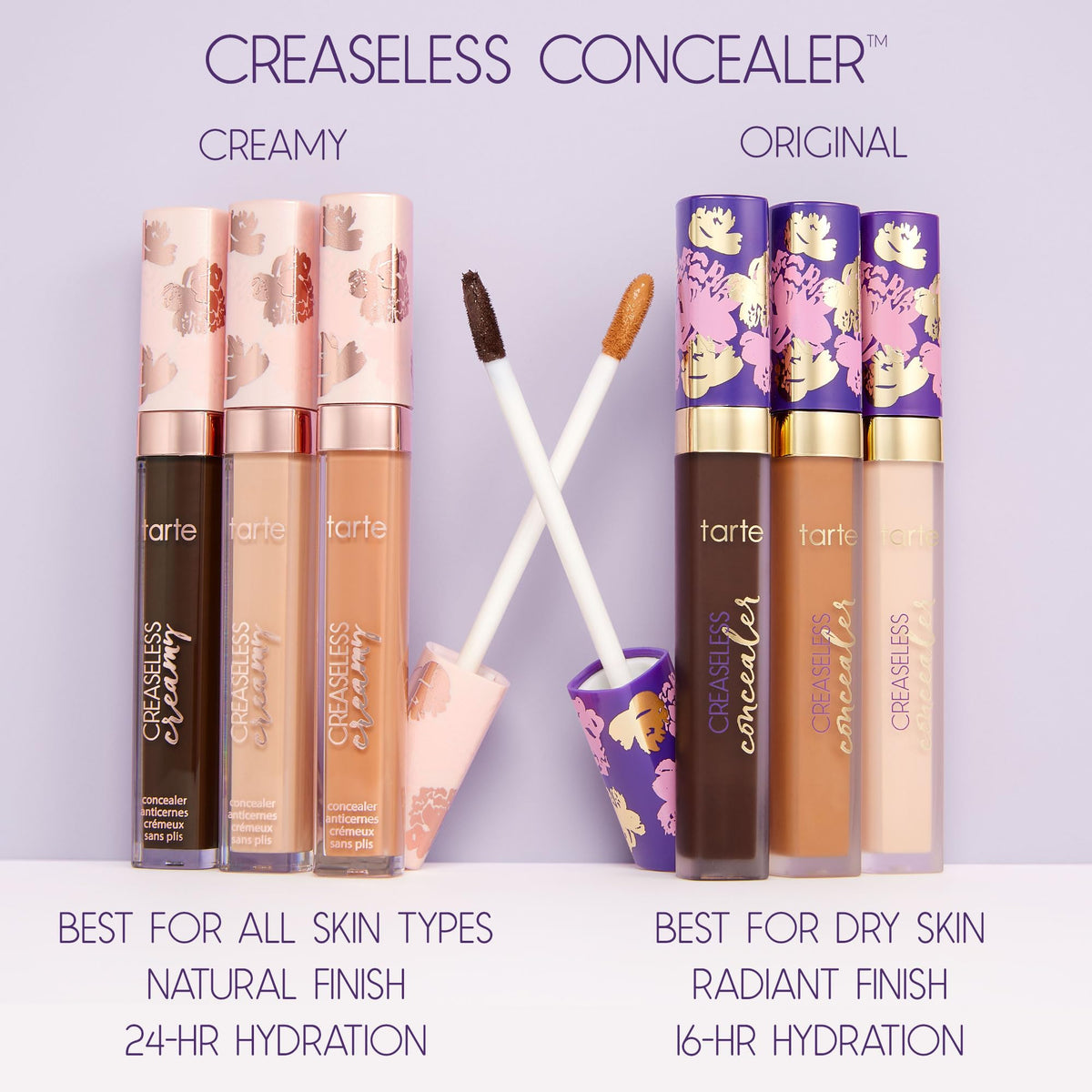 tarte concealer styled on bathroom vanity for everyday routine