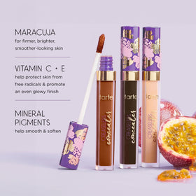 tarte concealer held in hand for scale to show full-size product dimensions
