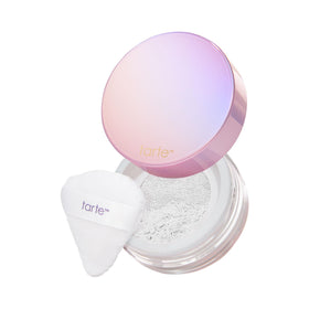 tarte front packaging showing jar and brand, highlights lightweight wear
