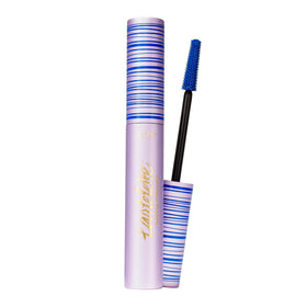 tarte electric blue front packaging showing bold color and sleek tube benefit longwear
