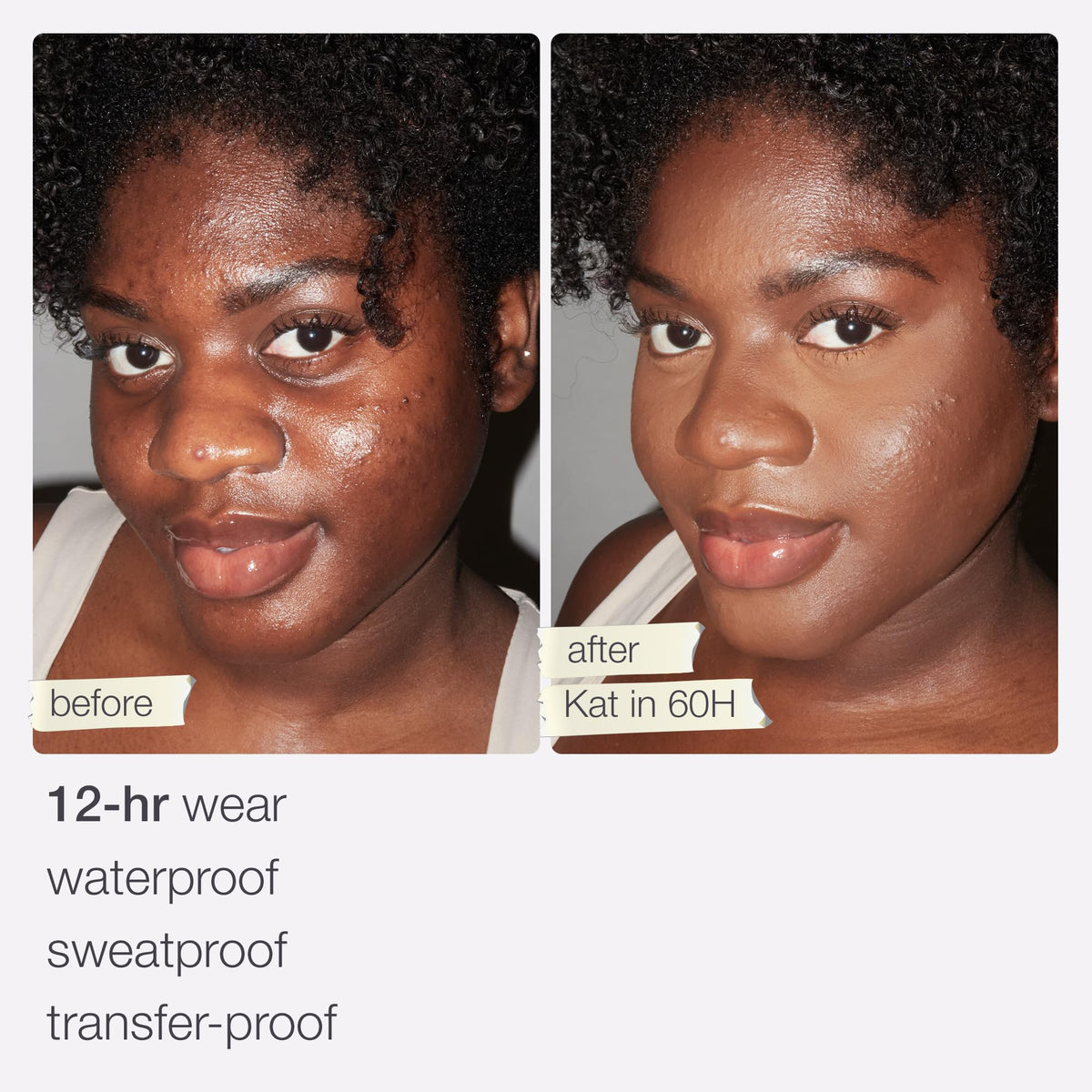 tarte application with brush illustrating buildable coverage benefit