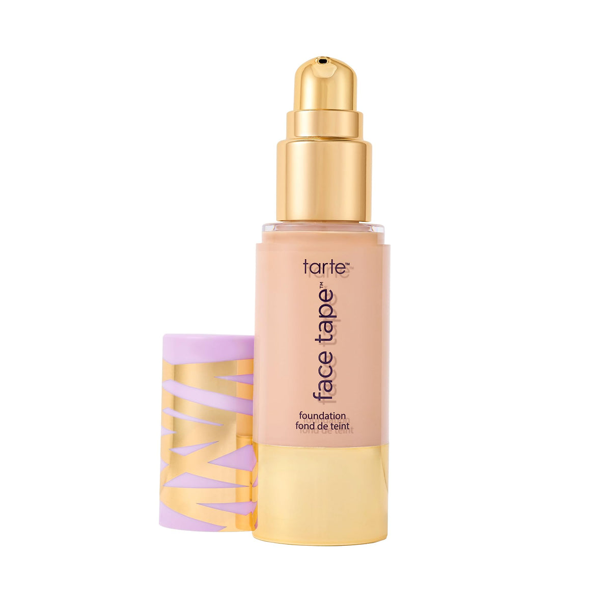 tarte front packaging showing full-size bottle and branding for easy ID
