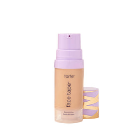 tarte front packaging travel-size foundation shows compact bottle benefit: easy to pack
