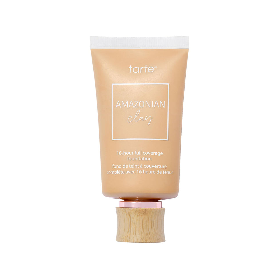 tarte front packaging showing full-size bottle and label, clear product identity and benefit