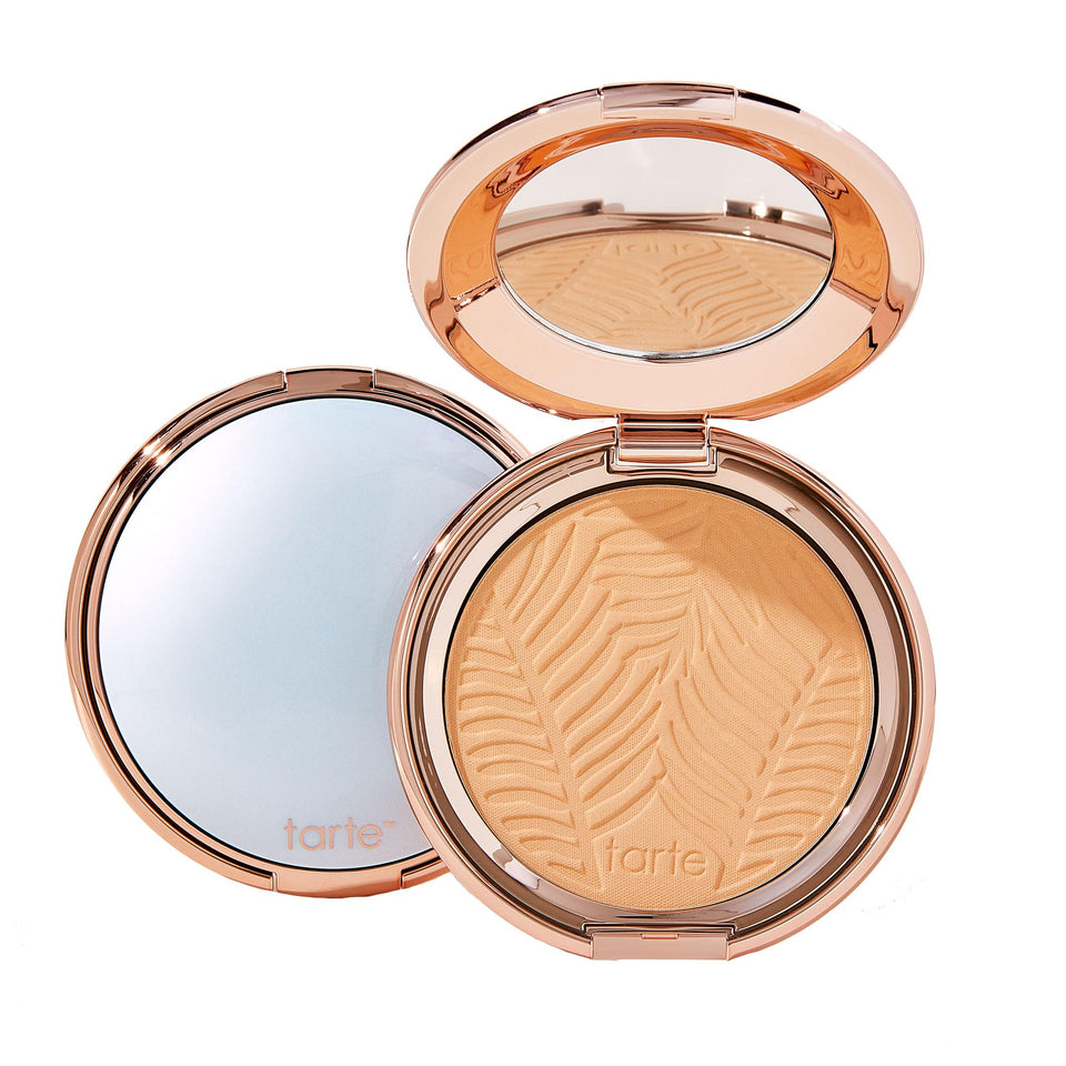 tarte compact closed showing sleek packaging and portable convenience