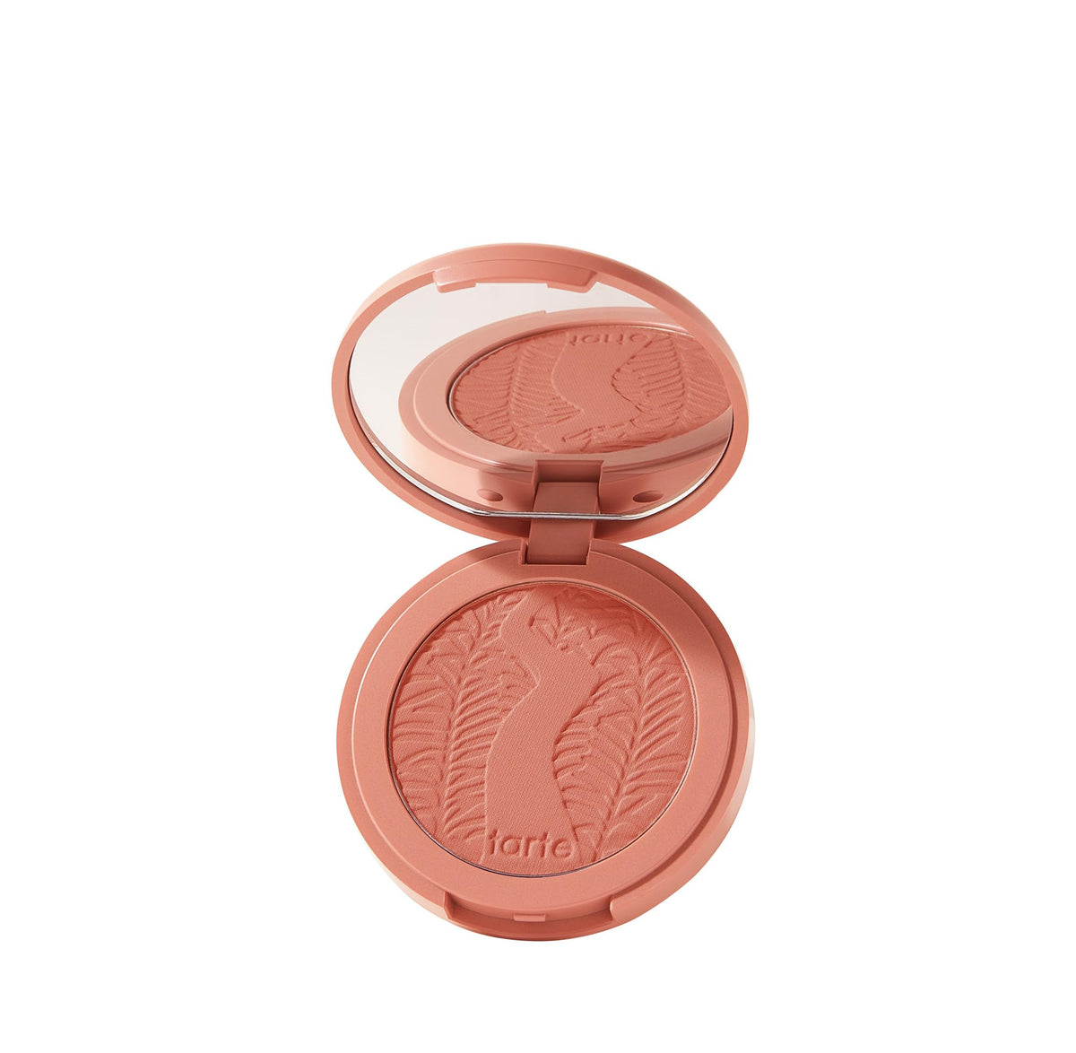 tarte compact front view showing sleek packaging and shade paaarty for easy choice