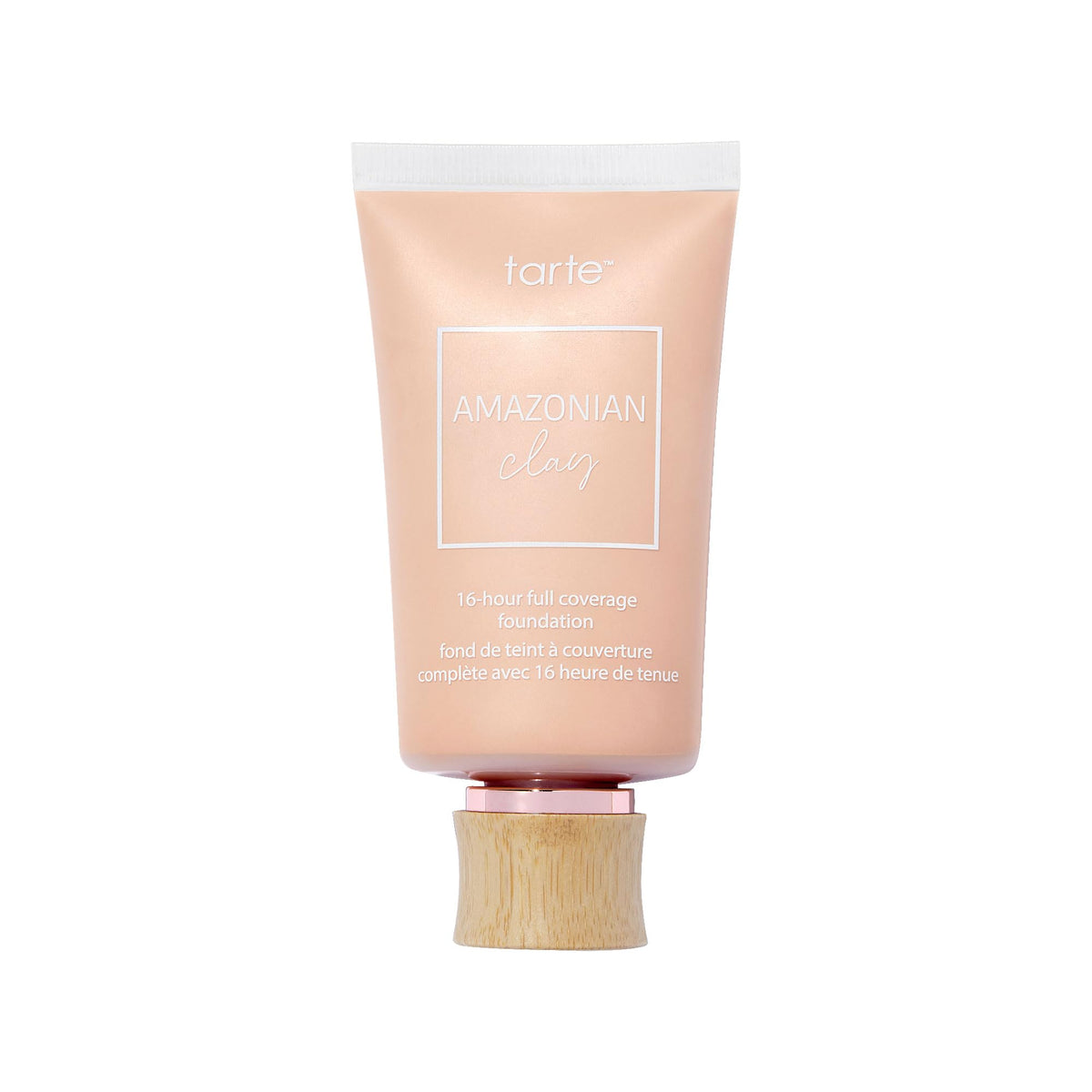 tarte front packaging showing full size foundation and sleek bottle for easy dispensing