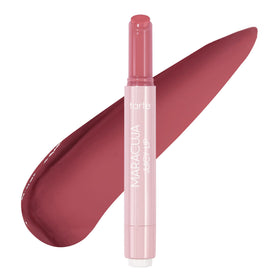 tarte front packaging showcasing hibiscus shade and quick grab convenience