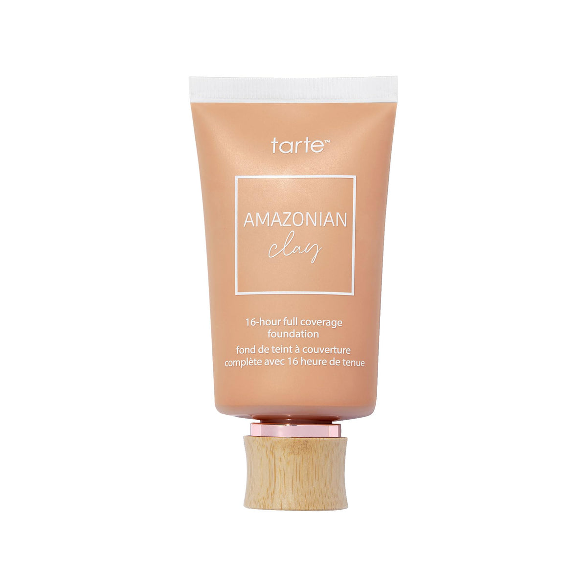 tarte front packaging medium beige showing full coverage and matte finish