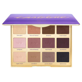 tarte front packaging of palette shows compact design and portability