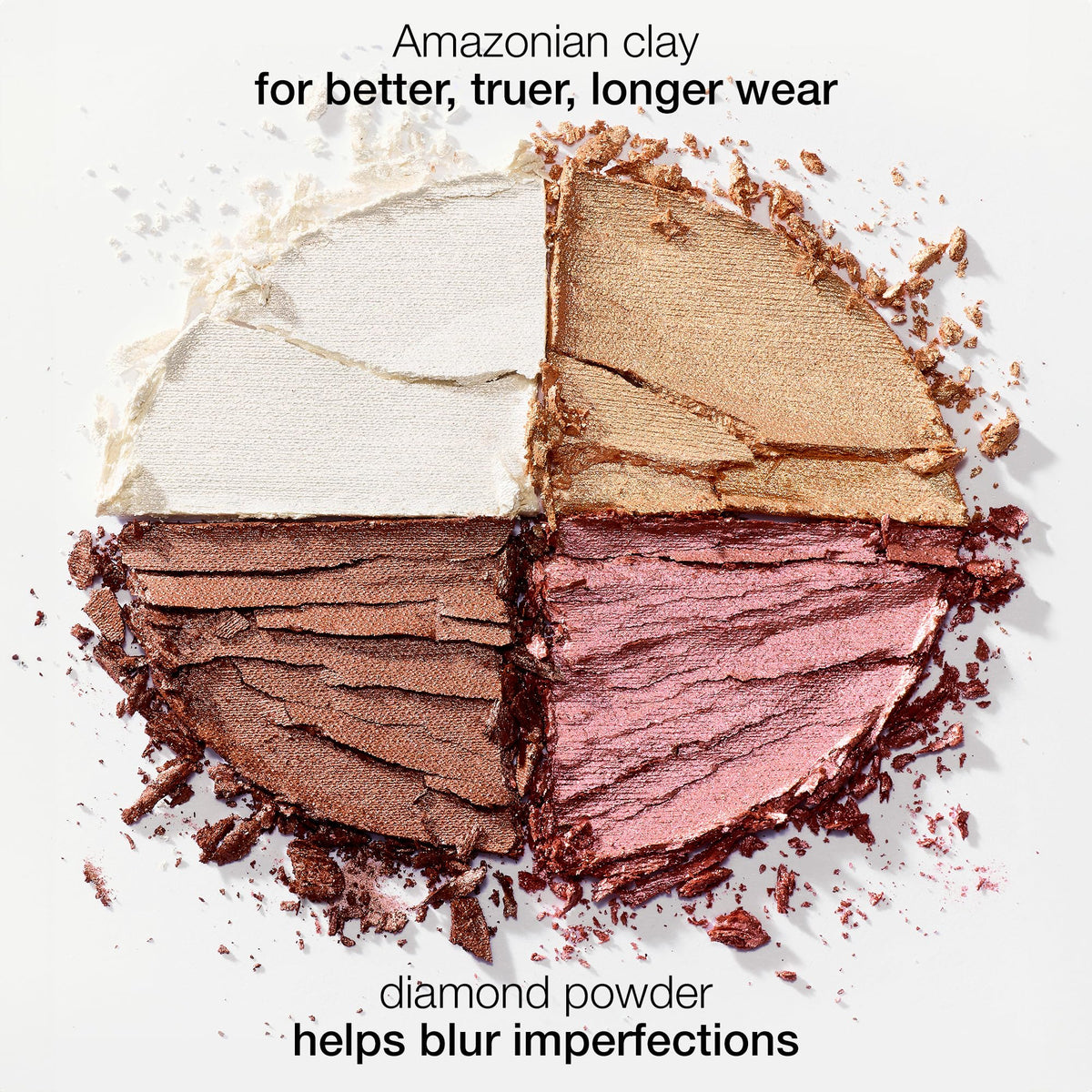 tarte swatched arm displaying blendable shades and wearable tones