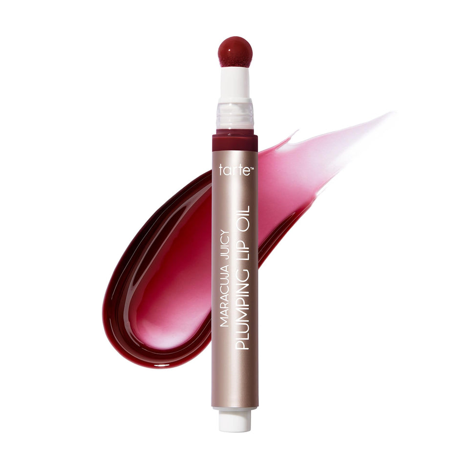 tarte honeysuckle front packaging showing glossy tube and label benefit shimmer