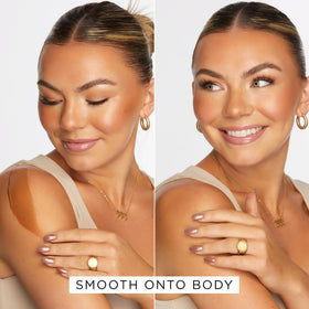tarte applied on cheekbone creating natural sun-kissed radiance