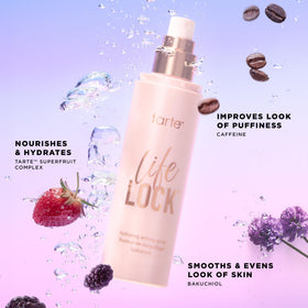tarte Life Lock used on eyeshadow brush to intensify color payoff