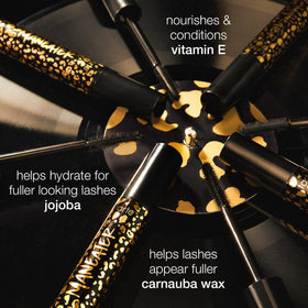 tarte bristles detail highlighting 500+ bristles for full lash coating