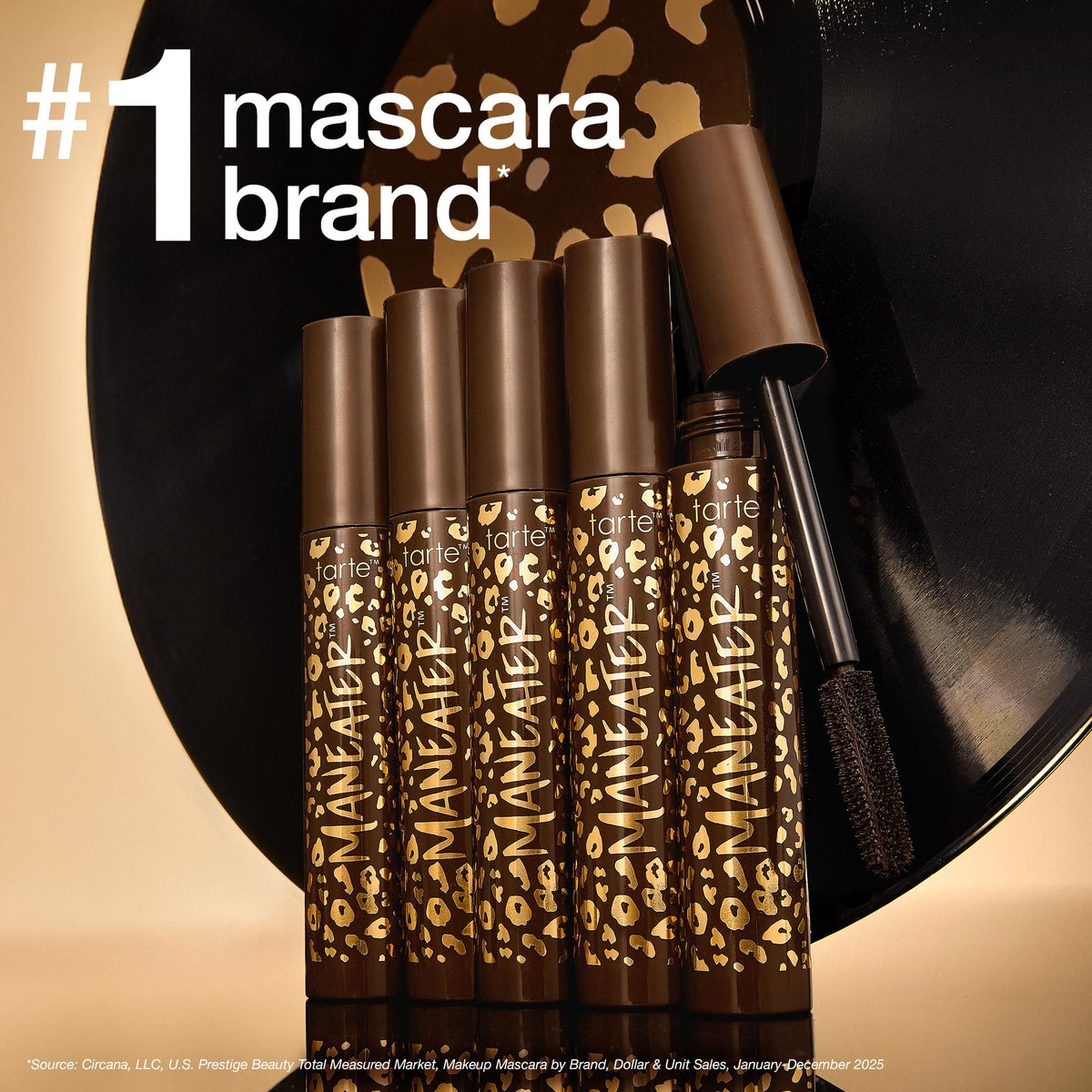 tarte maneater mascara before and after comparison highlighting visible length difference