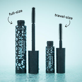 tarte evening look showcasing bold curl and long-lasting dramatic lashes