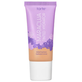 tarte front packaging showing product and shade, clean branding benefit of clarity