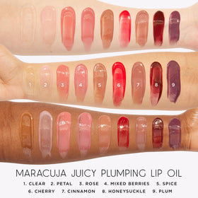 tarte bottle label highlighting maracuja ingredient and clean formula benefit ethical sourcing