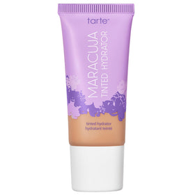tarte front packaging of maracuja tinted moisturizer showing shade 25B and benefits