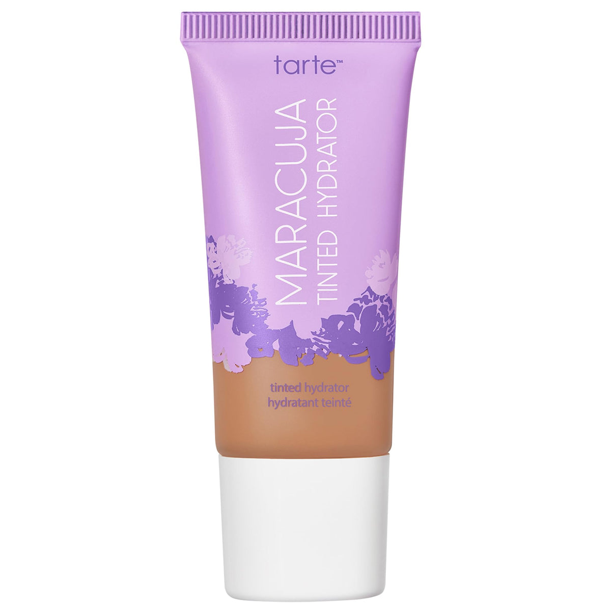 tarte product front-facing tube showing shade and branding for quick ID and selection
