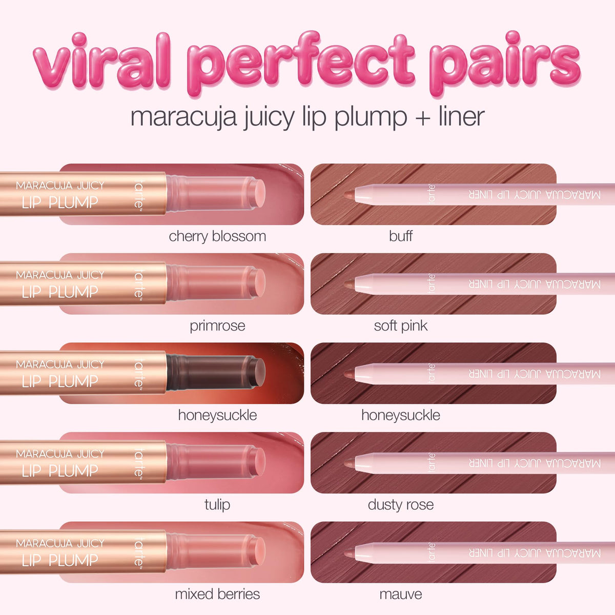 tarte model applying lip liner to define lips naturally and boost longwear