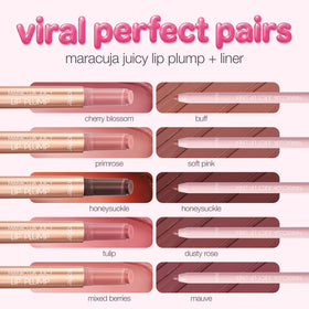 tarte lip liner next to coin for scale and travel-friendly size benefit