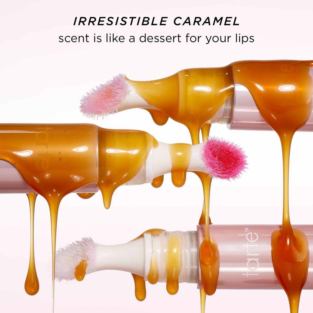 tarte on bathroom vanity styled to convey nightly lip care routine