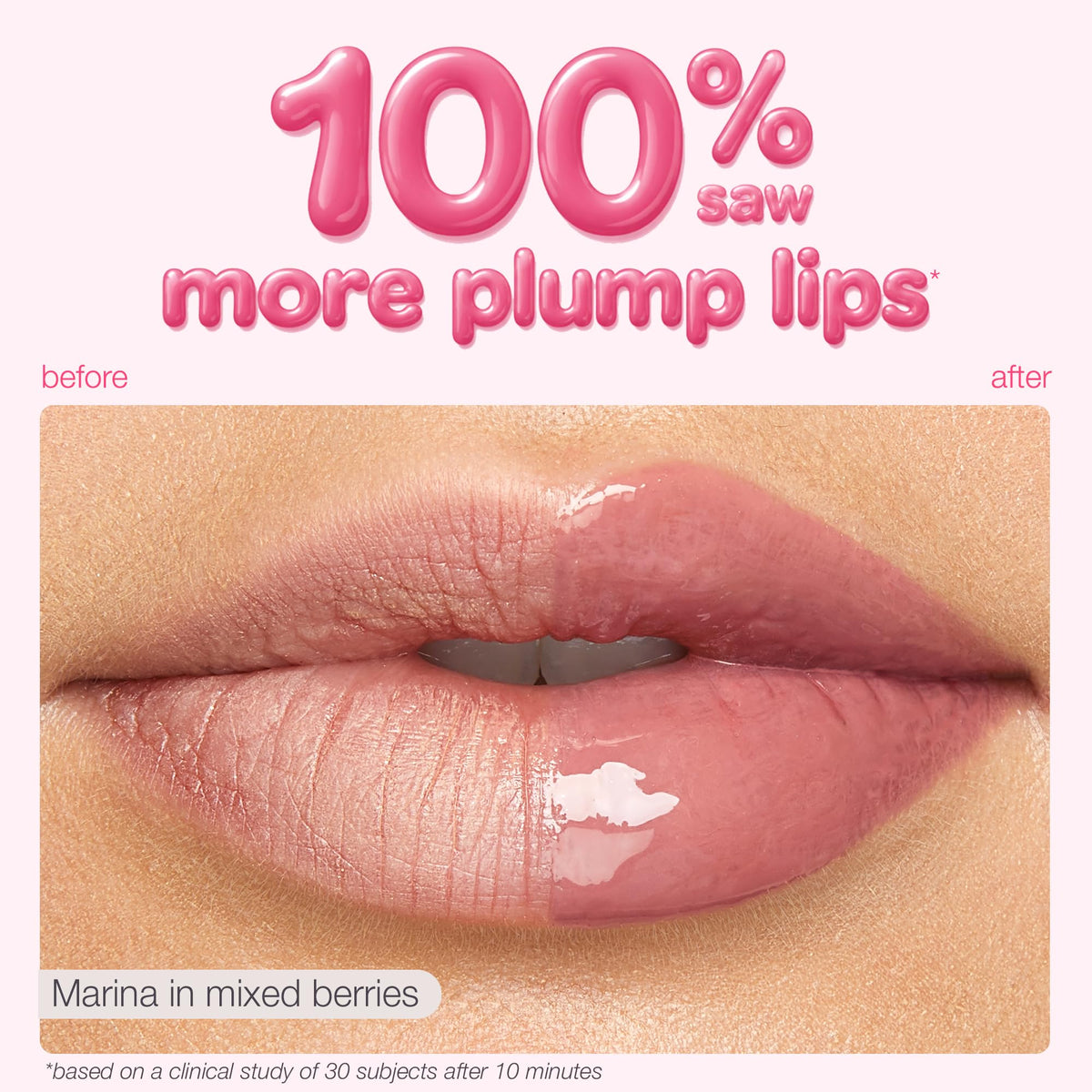 tarte glossy texture close-up highlighting cushiony finish and hydrating sheen