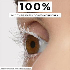 tarte lashes before and after primer demonstrating fuller longer appearance