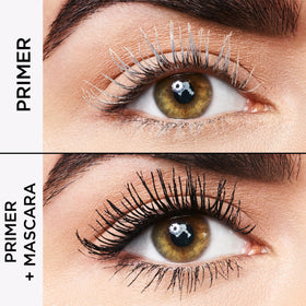tarte magniLASH brush close-up illustrating even application and separation