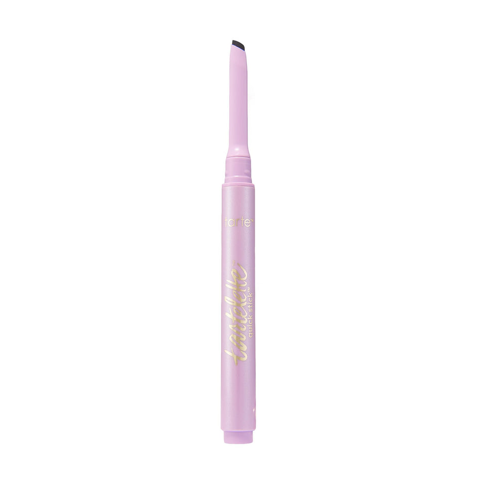 tarte quick stick liner front packaging showing sleek black tube and brand