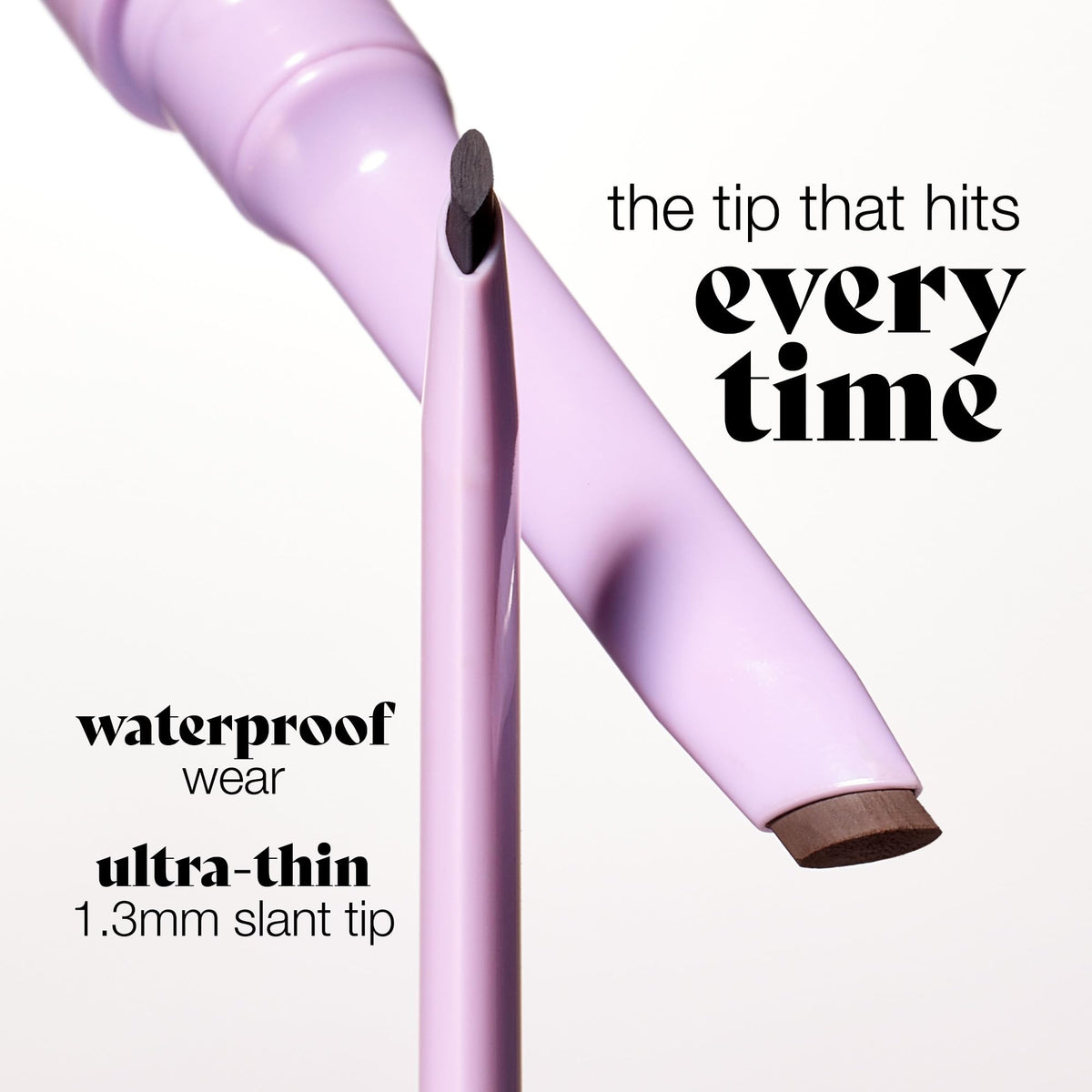 tarte quick stick liner held in hand showing compact size and control