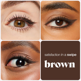 tarte close-up of 1.3mm slanted tip highlighting accuracy and easy winging