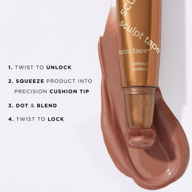 tarte using fingers to blend contour demonstrating quick, skinlike finish benefit
