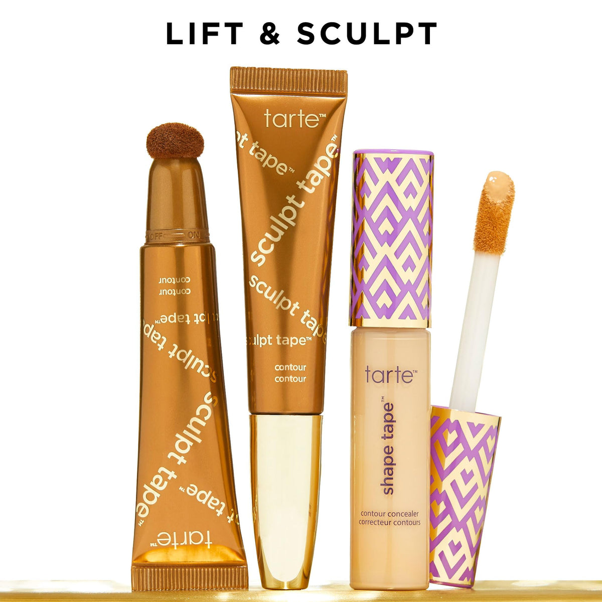 tarte ingredients label detail highlighting shea butter and skin-conditioning benefit