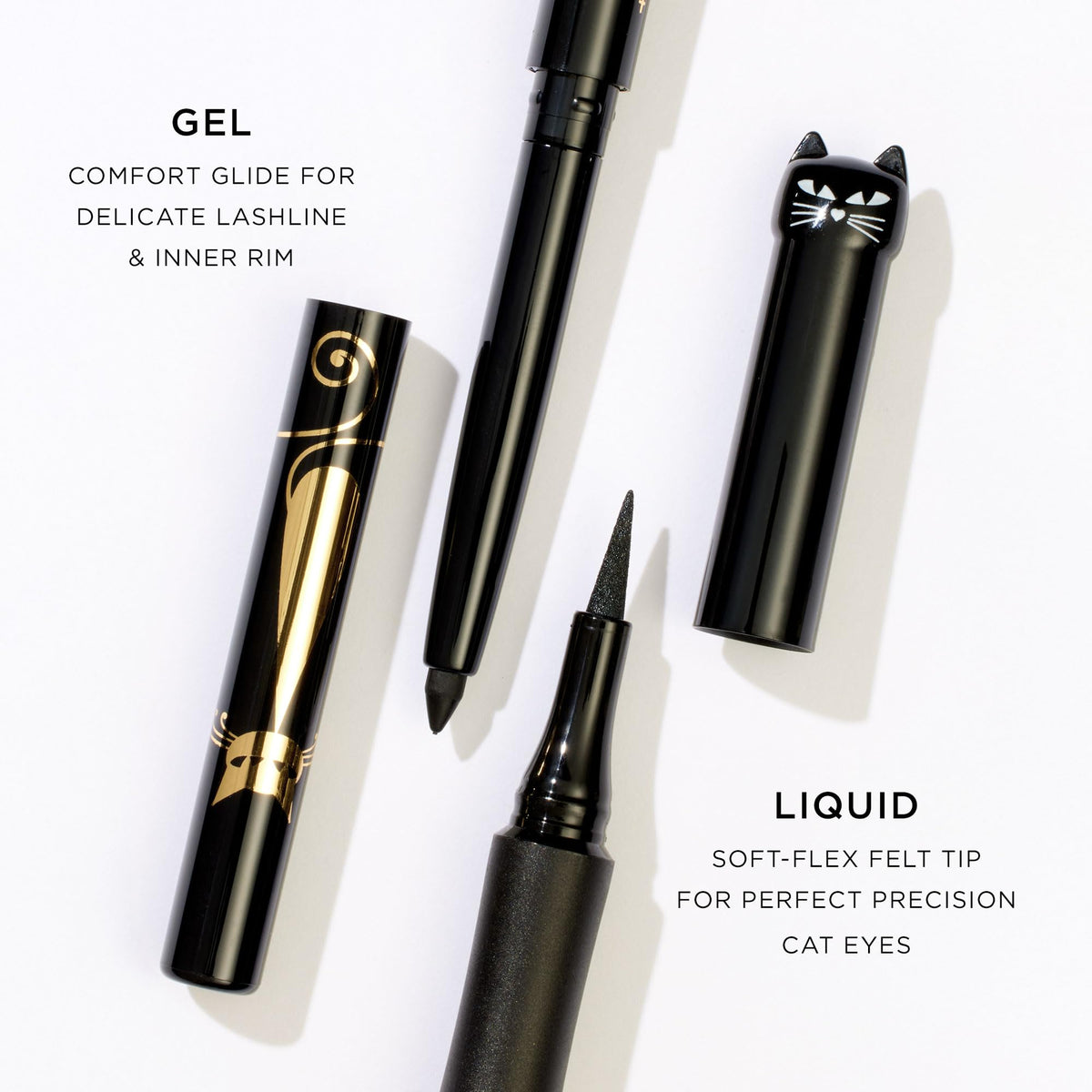 tarte sex kitten eye makeup before after showing dramatic long-lasting definition
