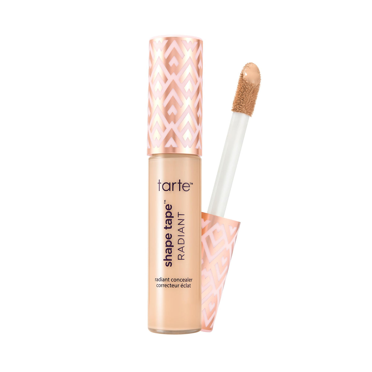 tarte shape tape front packaging showing product and shade 22N - clear identification and confidence