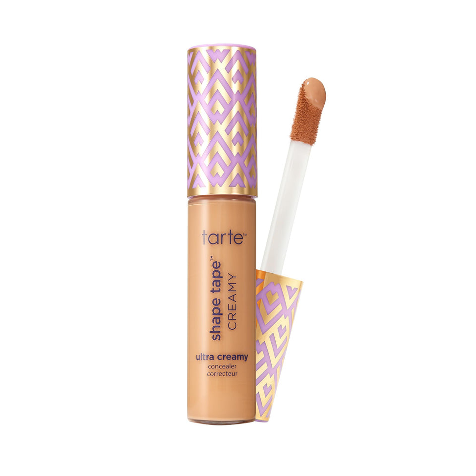 tarte shape tape front packaging showing tube and shade label, practical portable concealment