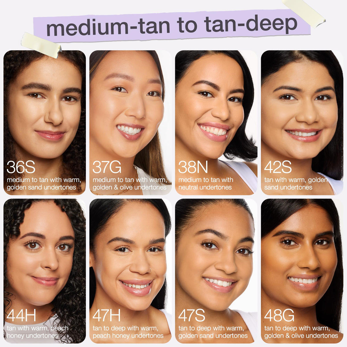 tarte open cap label detail highlighting shade 42S and ingredient transparency benefit