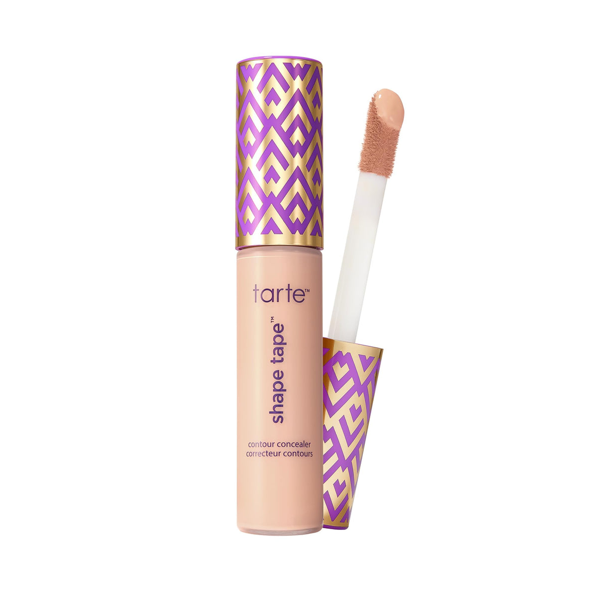tarte shape tape front packaging showing product and shade for easy identification