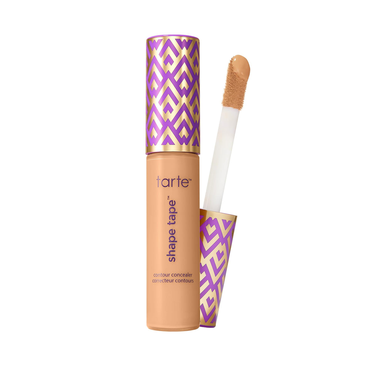 tarte Shape Tape front packaging showing shade and full-size benefit