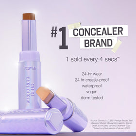 tarte ingredients label highlighting 50% skin-loving components