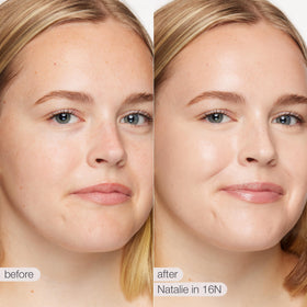 tarte Shape Tape Radiant jumbo applicator close-up demonstrating smooth, precise coverage benefit