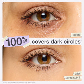tarte Shape Tape creamy matte texture swirled to show blendability