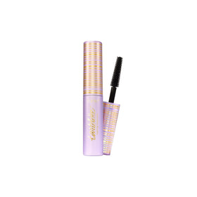 tarte front packaging travel-size mascara showing compact tube and label benefit: portable wear