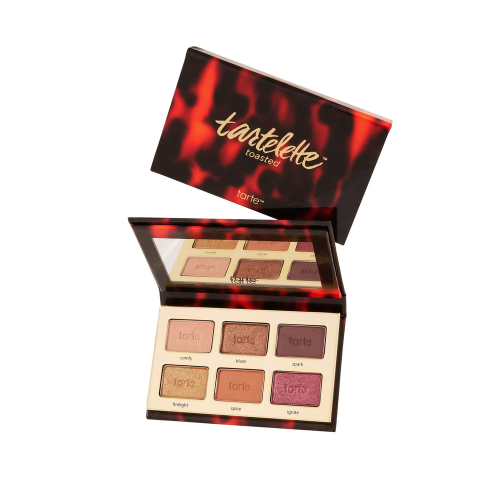 tarte front packaging showing compact palette and travel-ready benefit