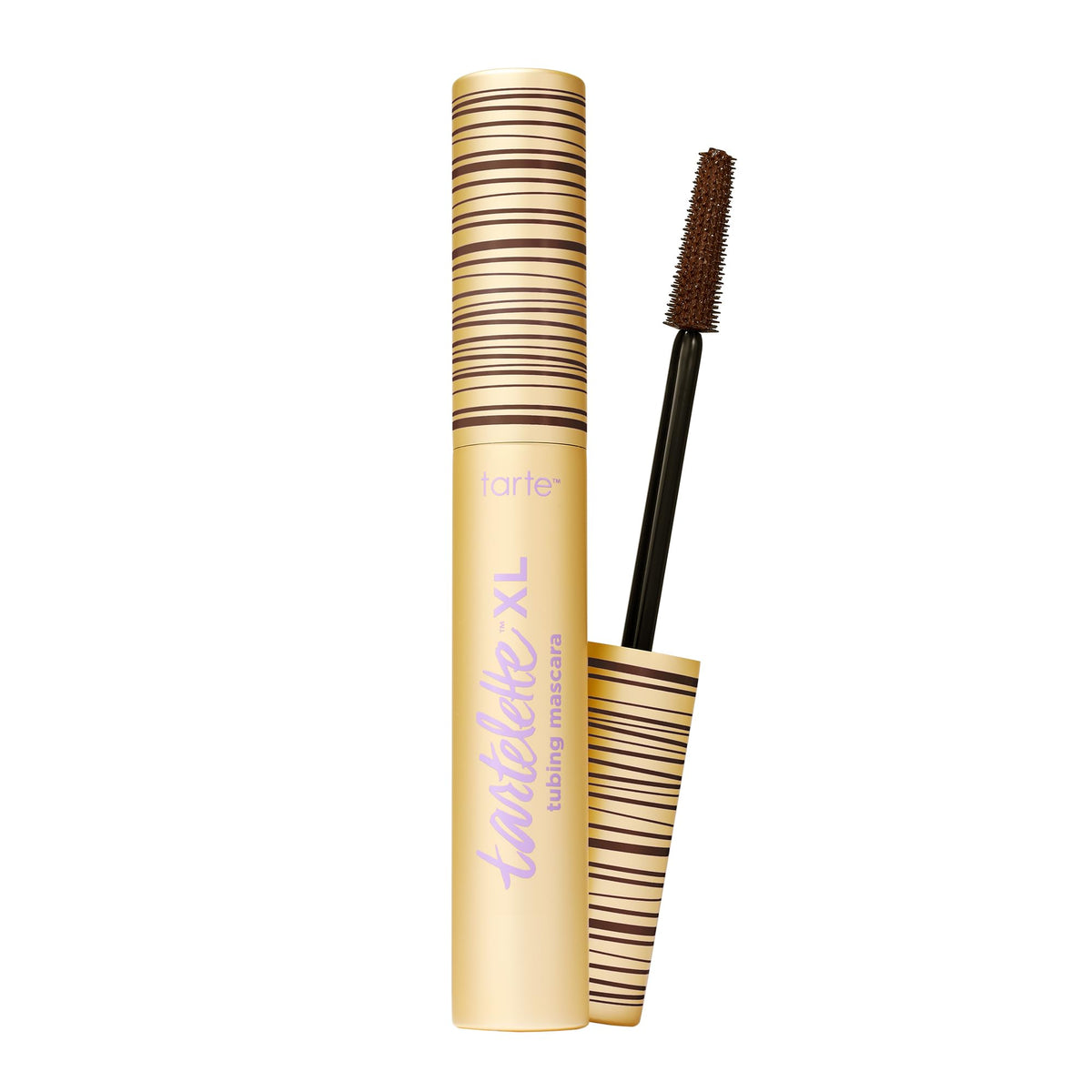 tarte front packaging shows brown tubed mascara and product benefit