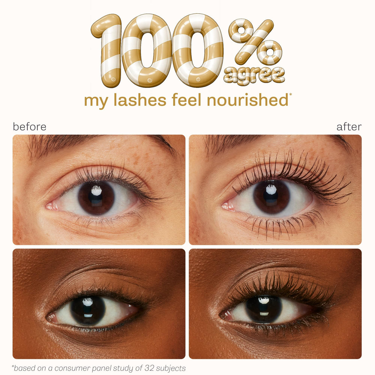 tarte wand and bristle detail demonstrating combing action for defined lashes